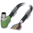 Phoenix Contact - Câble capt./act., 12 pôles, PVC, M12 mâle coudé, Ext. Libre, A, 1,5 m