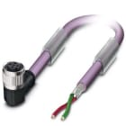 Phoenix Contact - Câble Bus, 2 pôles, PROFIBUS, M12 femelle coudé, Ext. Libre, B, 2 m