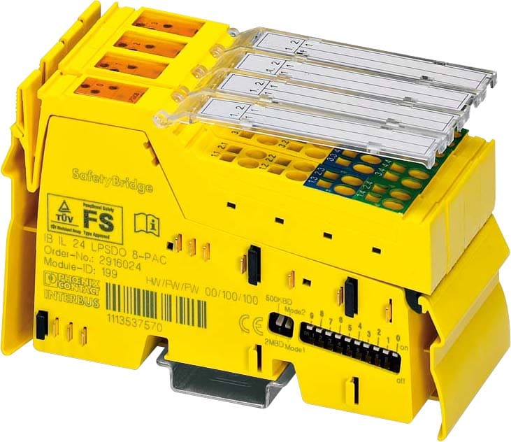 Phoenix Contact - Module de sécurité safetybridge V2 - IB IL 24 LPSDO 8 V2-PAC