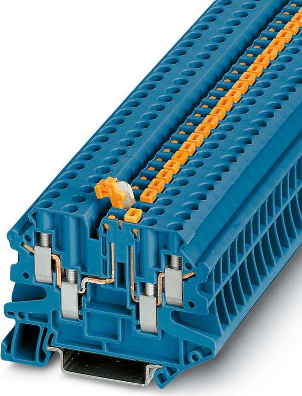 Phoenix Contact - UT 4-QUATTRO-MT P/P BU - Bloc de jonction sectionnable
