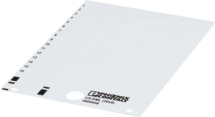 Phoenix Contact - Repérage d'appareil autocollant US-EML (17,5X8)
