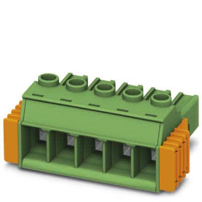 Phoenix Contact - Fiche débrochable 2p, pas: 7.62 mm, 6 mm², 41 A, 1000 V - PC 5/ 2-STCL1-7,62