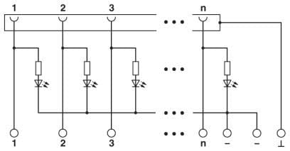 Phoenix Contact - Module interface VIP-3/PT/D50SUB/M/LED