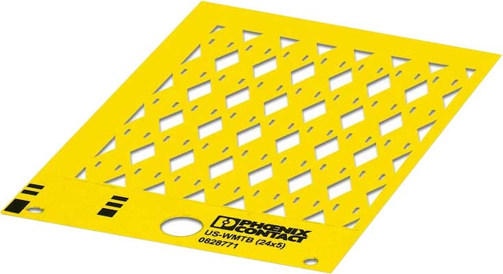 Phoenix Contact - Repère de fil et câble à attacher US-WMTB (29X8) YE