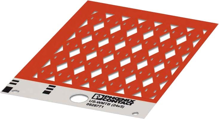 Phoenix Contact - Repère de fil et câble à attacher US-WMTB (24X5) RD