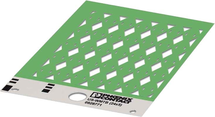 Phoenix Contact - Repère de fil et câble à attacher US-WMTB (24X5) GN