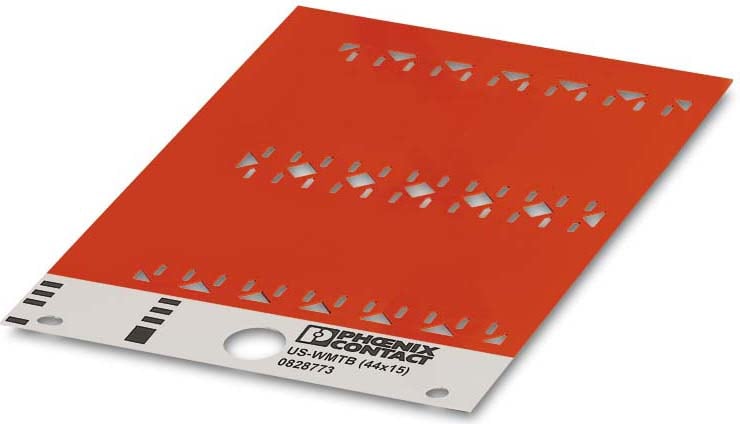 Phoenix Contact - Repère de fil et câble à attacher US-WMTB (44X15) RD