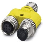 Phoenix Contact - Répart. en Y, 5 pôles, M12 femelle droit, M12 mâle & femelle droit, A