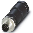Phoenix Contact - Connecteur M12, codage S, mâle droit, 4 pôles, à visser, Pg 9, diam. 6 à 8 mm