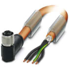 Phoenix Contact - Câble POWER, 4 pôles, PUR, blindé, M12 femelle coudé, Ext. Libre, S, 10 m