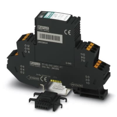 Phoenix Contact - PT-IQ-2X2+F-12DC-PT - Parafoudre débrochable- 2 boucles Ana 12VDC