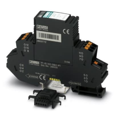 Phoenix Contact - PT-IQ-1X2-TELE-PT - Parafoudre débrochable- 1 ligne DSL - Connectique Push-In