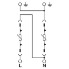 Phoenix Contact - Parafoudre T1+2 - 12,5 kA - 48 VDC - avec contact o/f