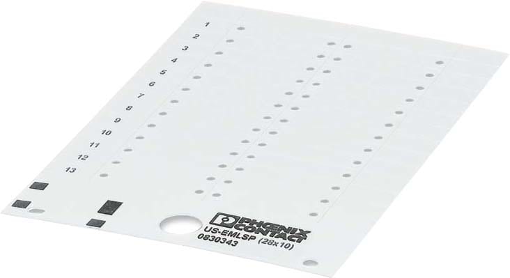 Phoenix Contact - Repérage d'appareil autocollant à riveter US-EMLSP (28X10) YE