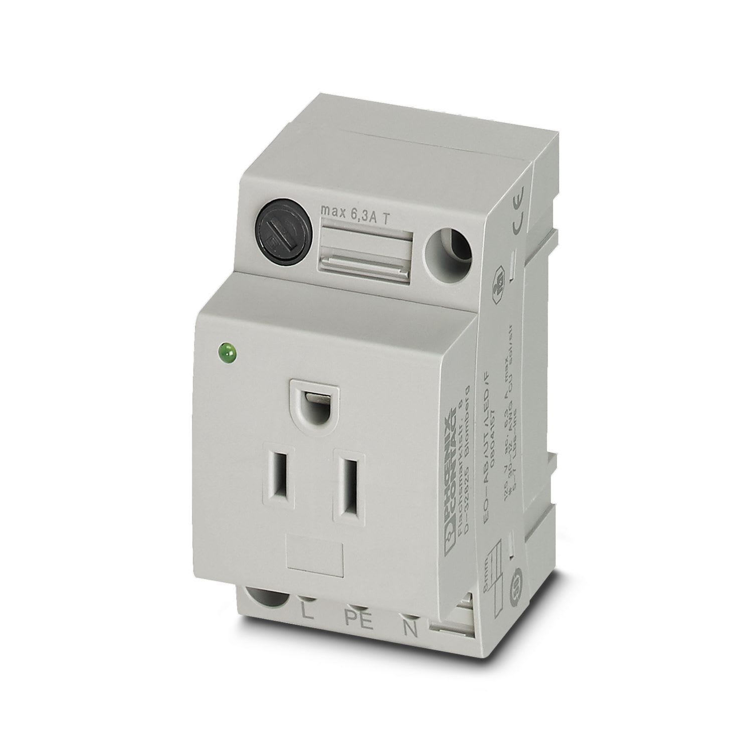 Phoenix Contact - EO-AB/UT/LED/F - Prise électrique pour armoire