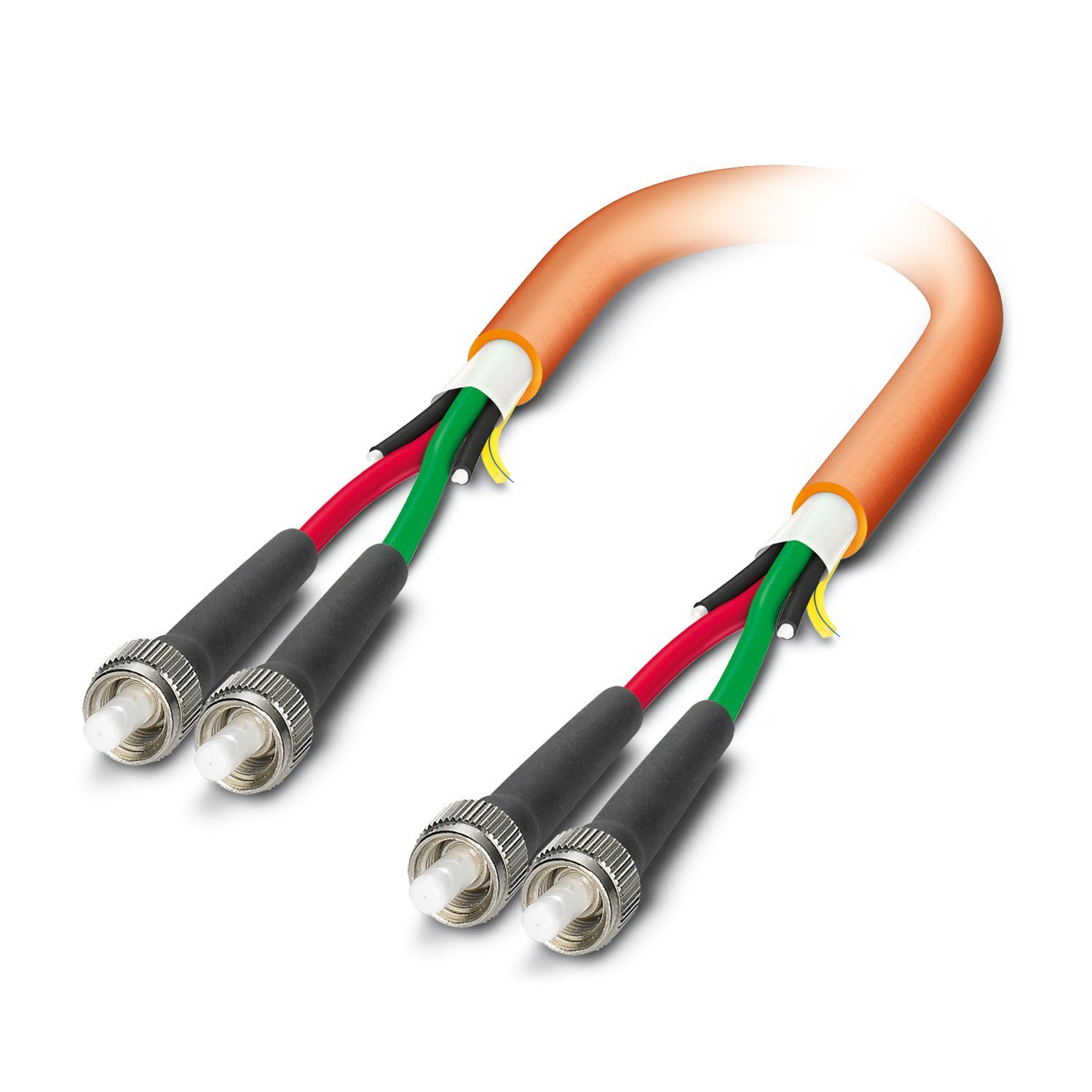 Phoenix Contact - Jarretiere optique F-SMA duplex vers F-SMA Duplex PCF - 1,5m