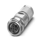 Phoenix Contact - Connecteur M12 Push-pull, cod. A, fem. droit, 5P, à sertir, blindé, 4.5 à 7.5 mm