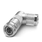 Phoenix Contact - Connecteur M12 Push-pull, cod. A, fem. coudé, 5P, à sertir, blindé, 4.5 à 7.5 mm