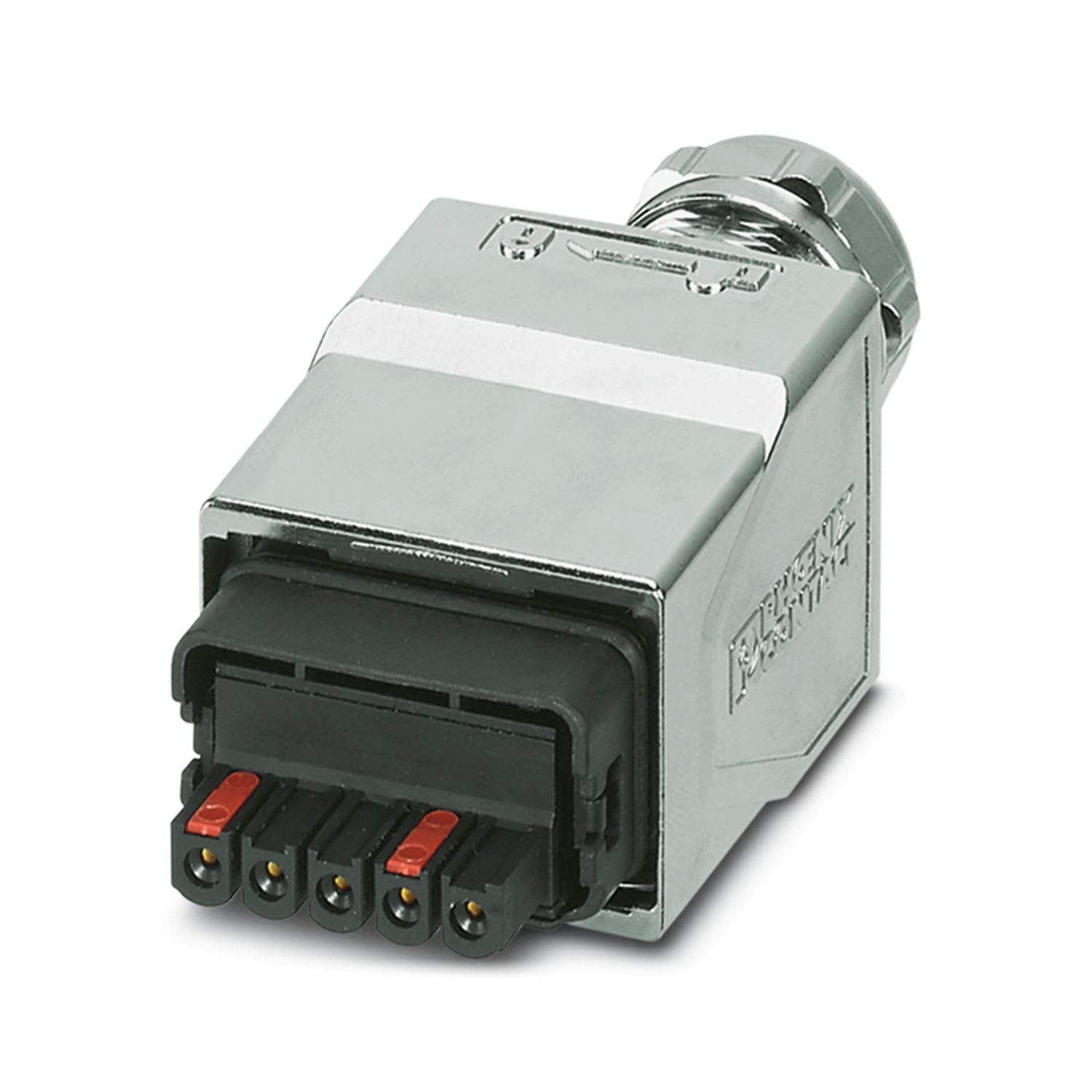 Phoenix Contact - Connecteur de puissance Métallique IP65/IP67 , droit 5 contacts avec PE