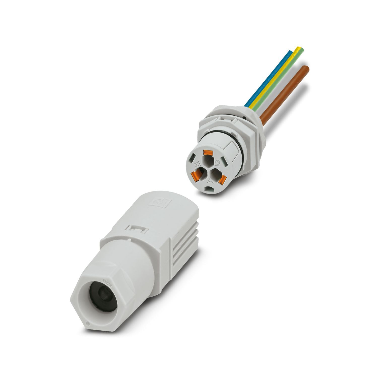 Phoenix Contact - Traversée de paroi IPD WD 3P2,5 0,5 M20 GY