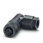 Phoenix Contact - Connecteur M12, cod. A, femelle coudé, 5P, push-lock, non blindé, diam. 4 à 8 mm