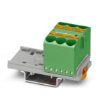 Phoenix Contact - PTFIX 6X10/S-NS35 GN - Bloc répartiteur PTFIX