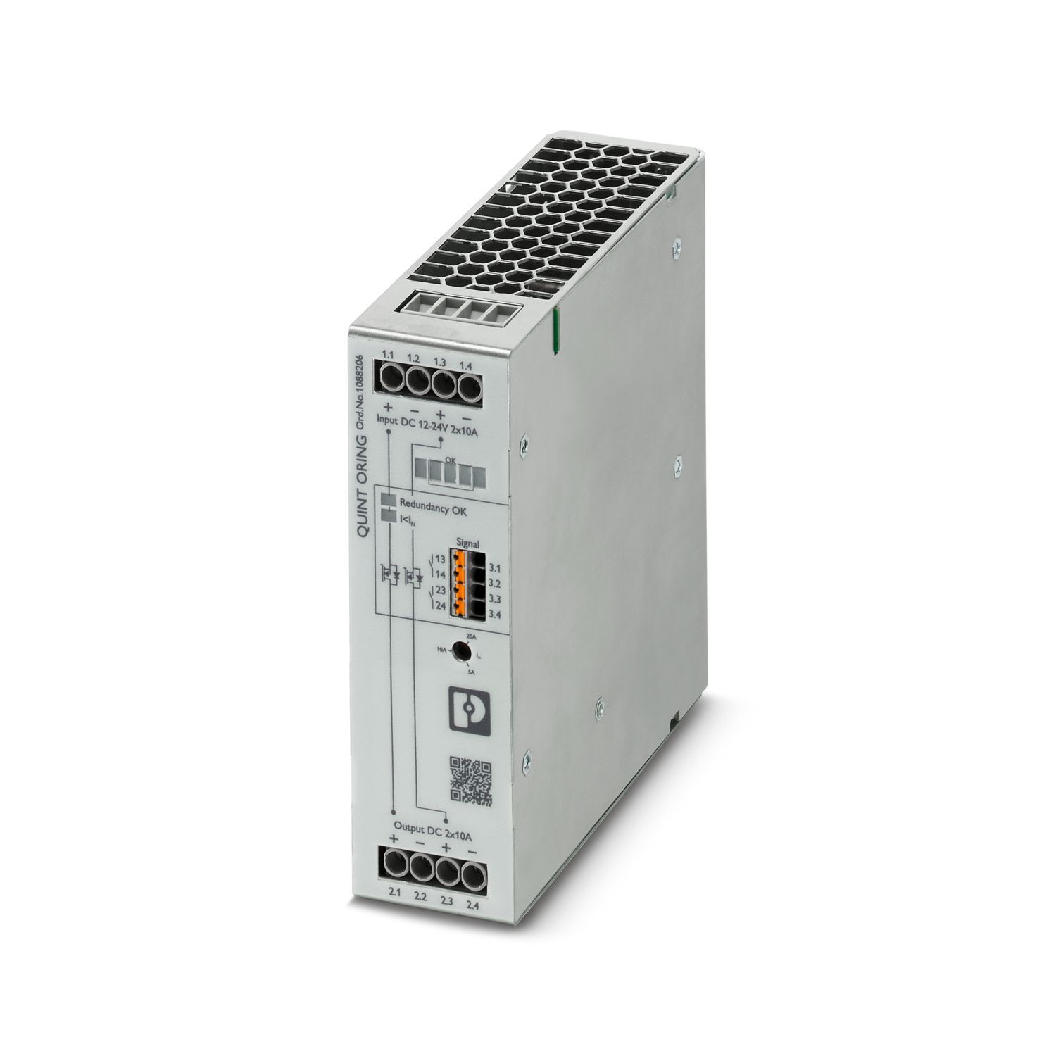 Phoenix Contact - QUINT4-ORING/12-24DC/2X10/2X10 - Module redondance ACB 12-24VDC/2x10A-2x10A