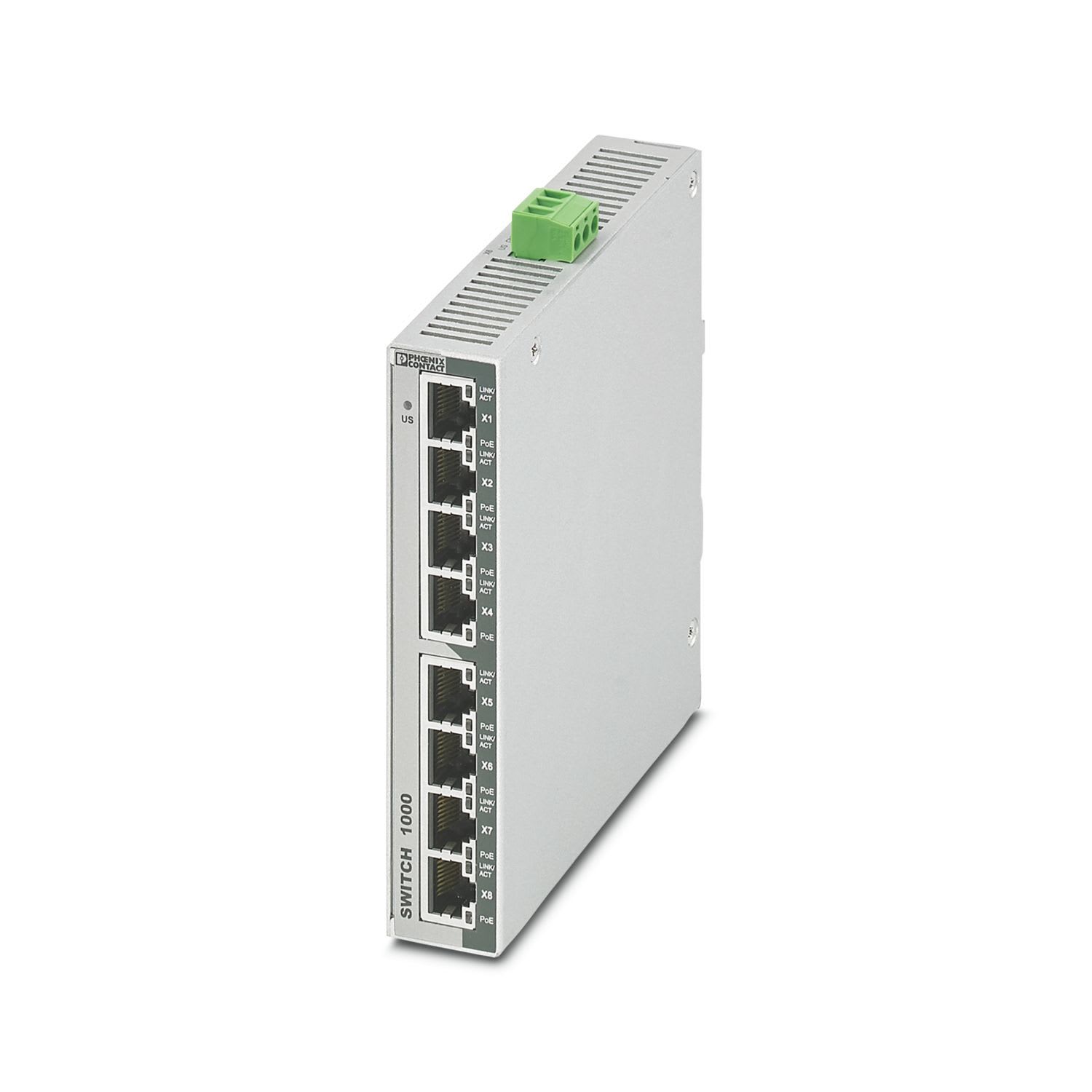 Phoenix Contact - Switch Ethernet Industriel non manageable - FL SWITCH 1000-8POE-GT
