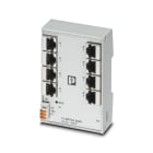 Phoenix Contact - Switch manageable série 2000, ultra-plat, 8 ports RJ45, 10/100 Mbits