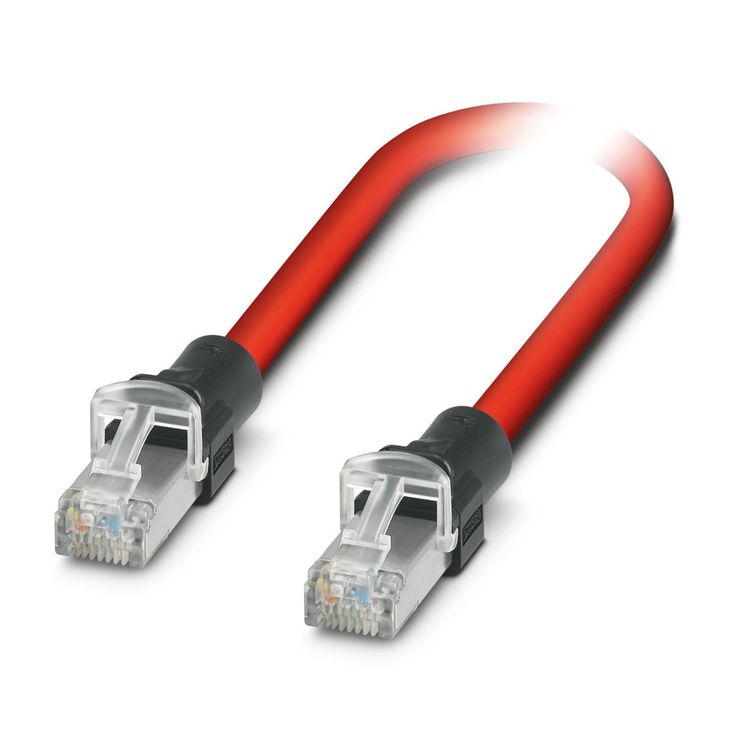 Phoenix Contact - Cordon Profinet Indus RJ45 Cat 5, cable SERCOS PUR SF/TQ AWG22 - Rouge - 3m
