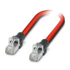 Phoenix Contact - Cordon Profinet Indus RJ45 Cat 5, cable SERCOS PUR SF/TQ AWG22 - Rouge - 0,3m