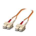 Phoenix Contact - Jarretiere optique SC Duplex vers SC Duplex OM2 - 0,5m