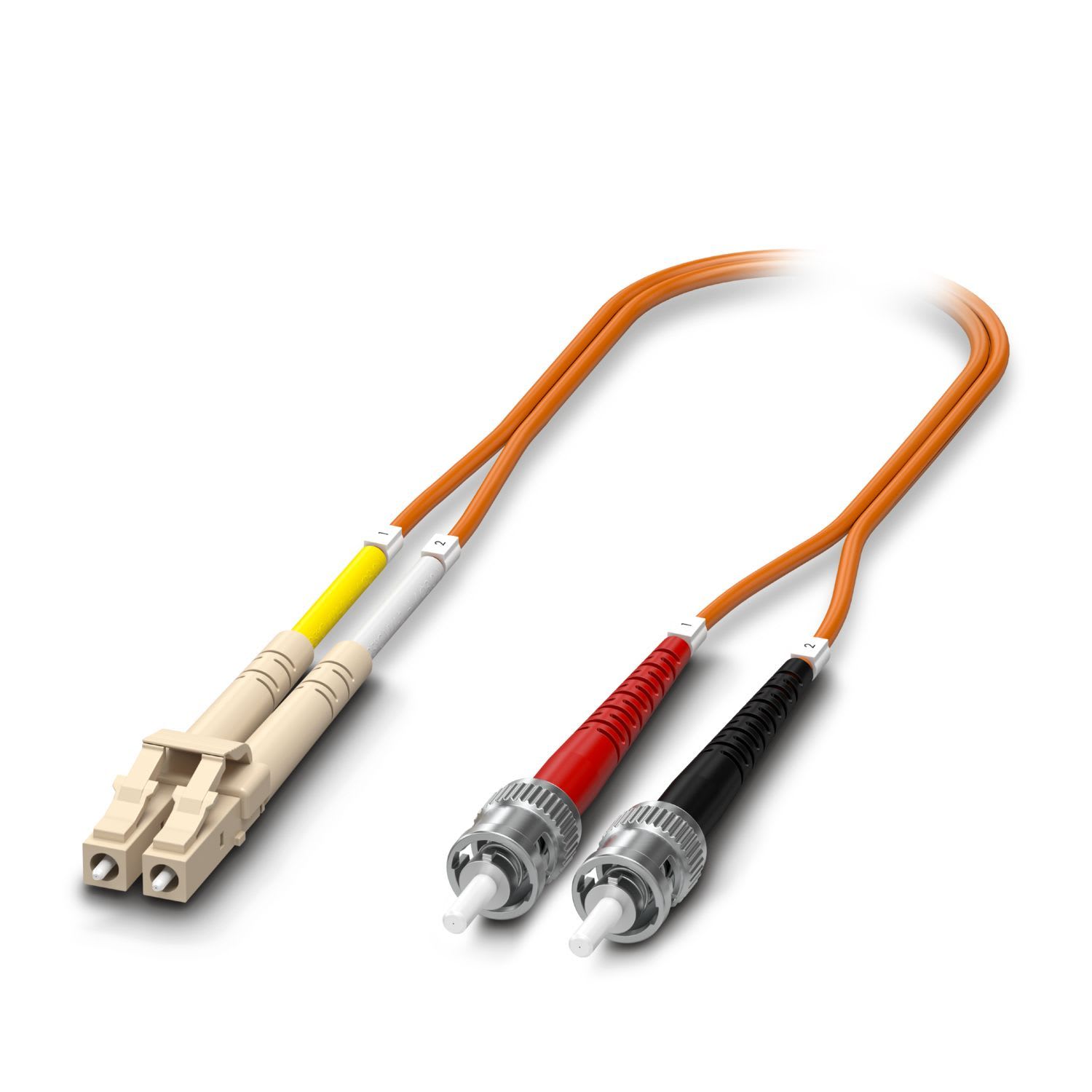 Phoenix Contact - Jarretiere optique LC Duplex vers ST Duplex OM2  - 0,5m