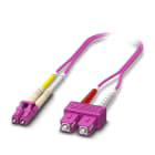 Phoenix Contact - Jarretiere optique LC Duplex vers SC Duplex OM4 - 2m
