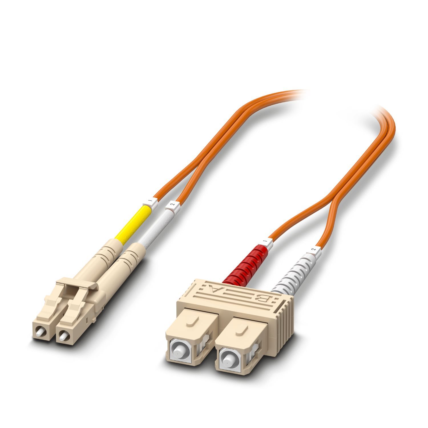 Phoenix Contact - Jarretiere optique LC Duplex vers SC Duplex OM2  - 10m