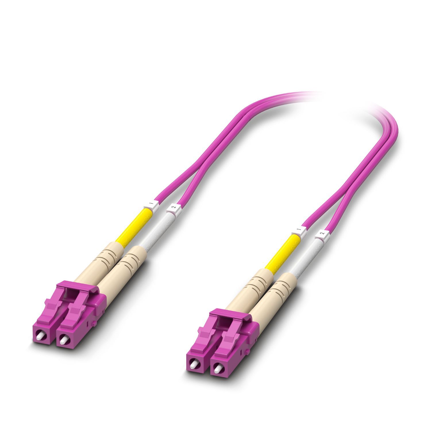 Phoenix Contact - Jarretiere optique LC Duplex vers LC Duplex OM4  - 10m