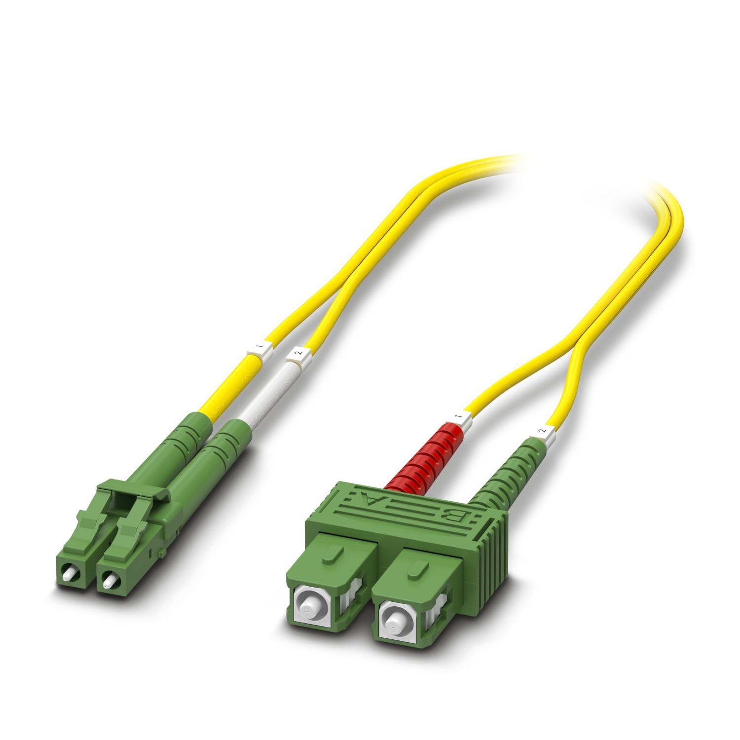 Phoenix Contact - Jarretiere optique LC/APC Duplex vers SC/APC Duplex OS2 - 10m