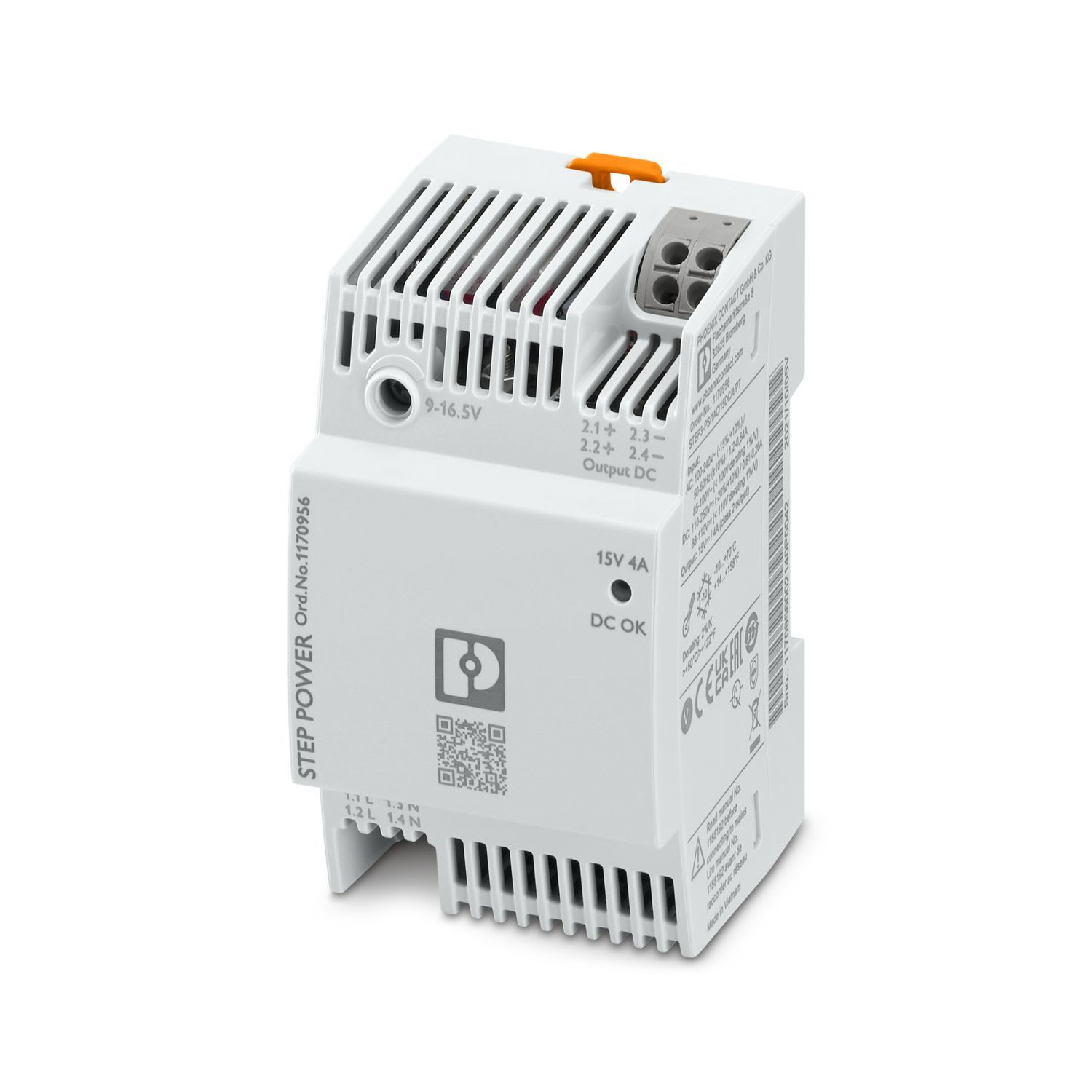 Phoenix Contact - Alimentation modulaire Mono 230VAC/15VDC-4A