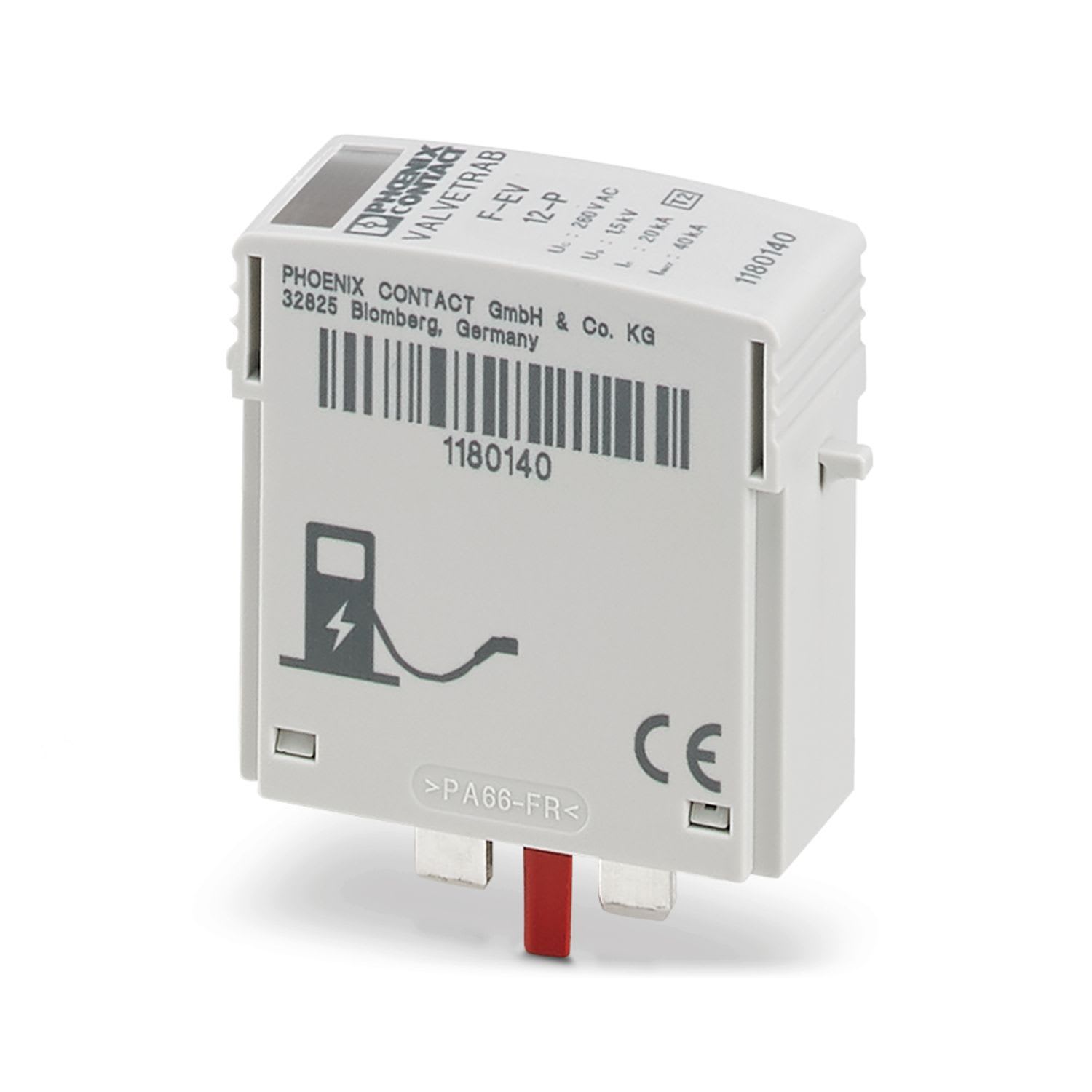Phoenix Contact - F-EV 12-P - Fiche parafoudre Unip T2 (schéma TT)