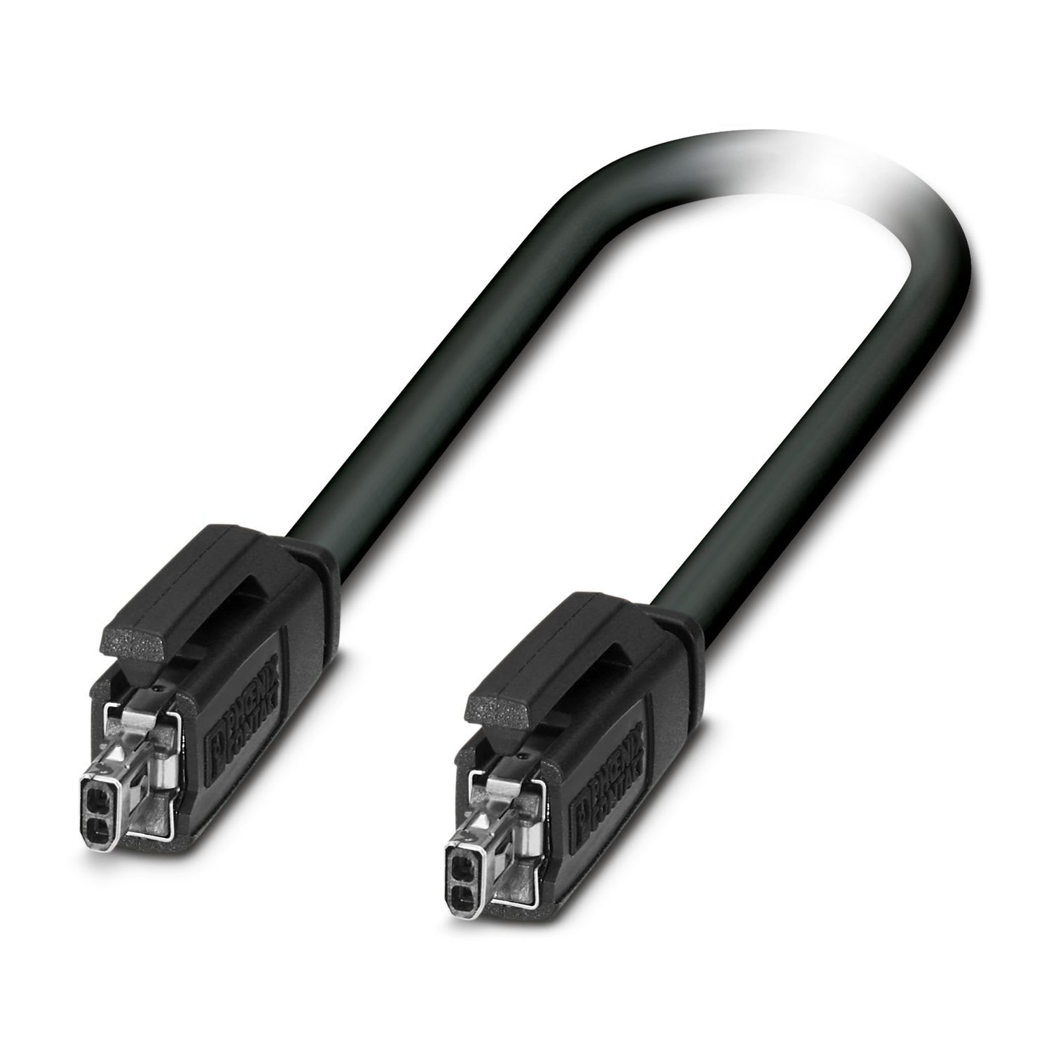 Phoenix Contact - Cordon SPE Infrastructure IP20 T1-B, 63171-2 AWG22 - Noir - 1m