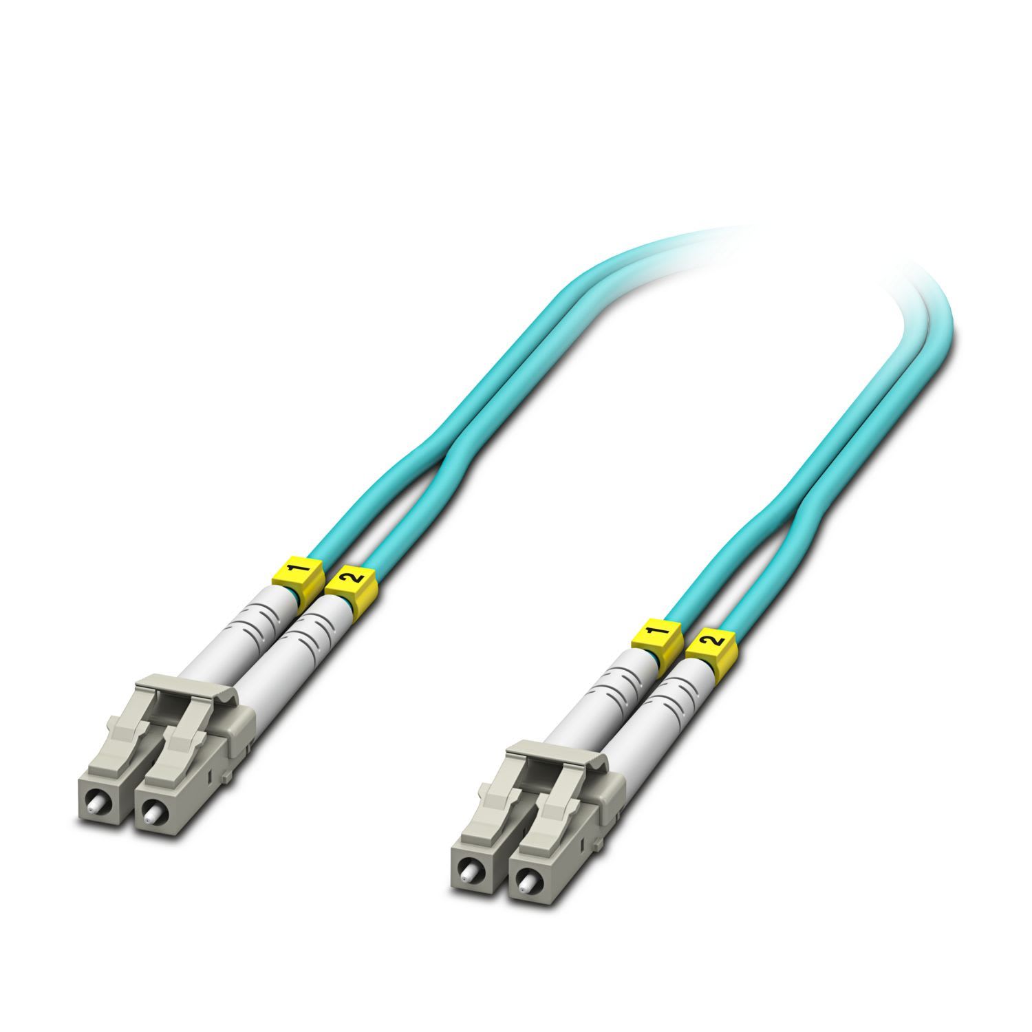 Phoenix Contact - Jarretiere optique LC Duplex vers LC Duplex OM3 - 0,5m