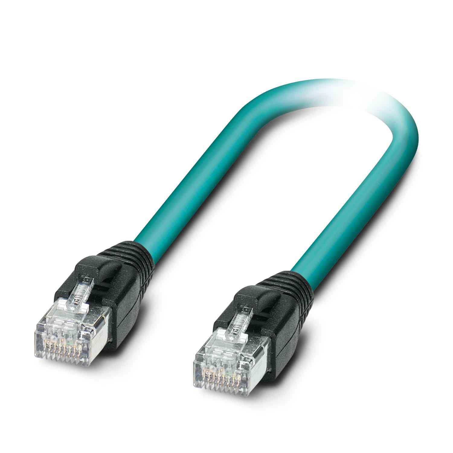 Phoenix Contact - Cordon Ethernet RJ45 Cat 5, cable ULTRAFLEX PUR SF/UTP  AWG24 - Bleu - 1m