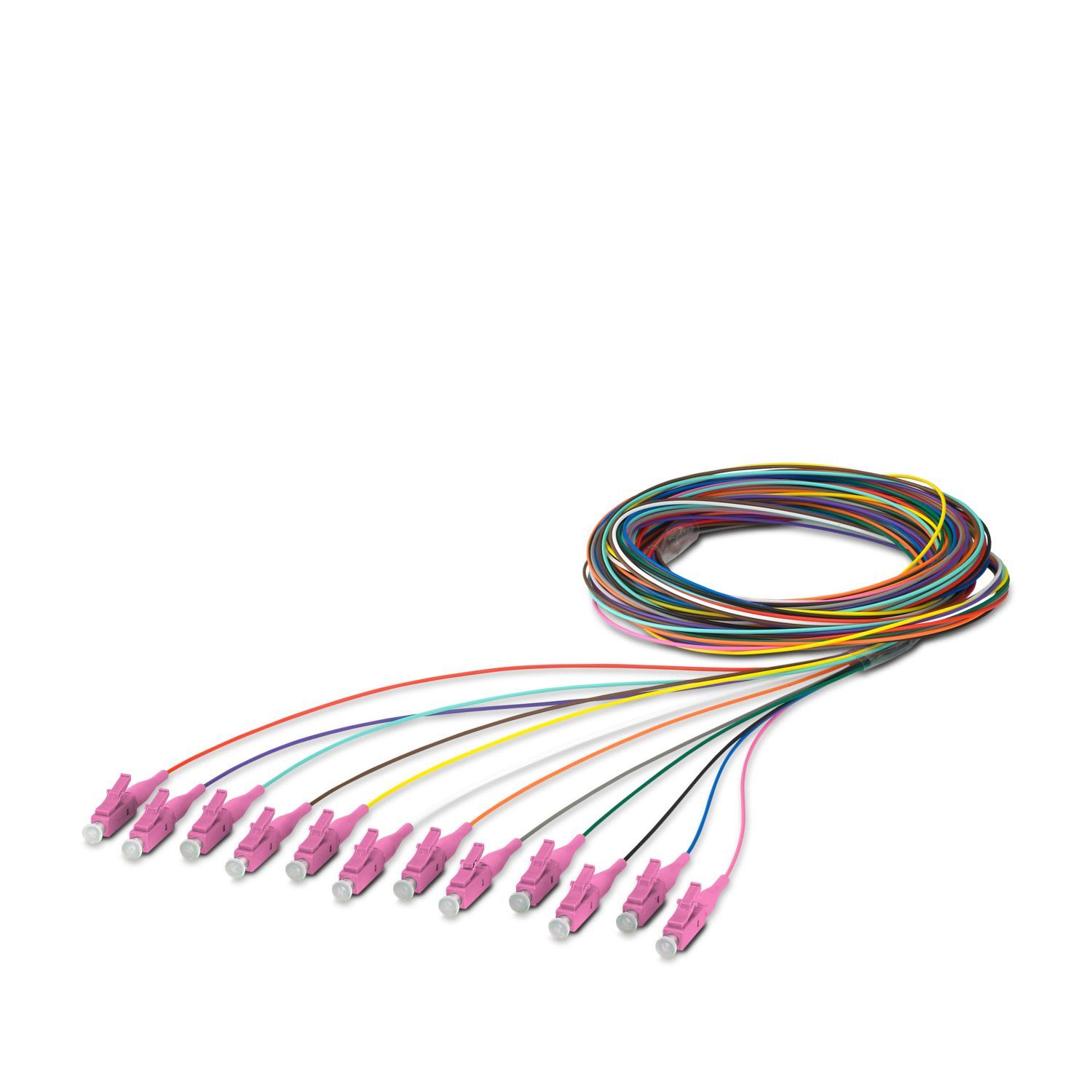 Phoenix Contact - FOC-PT9:LC-OM4/2.5 - Kit de 12 pigtails OM4 - Easystrip - 2,5m