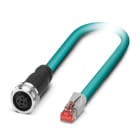 Phoenix Contact - Câble Bus, 4 pôles, Ethernet CAT5, M12 femelle droit, RJ45, D, 0,3 m
