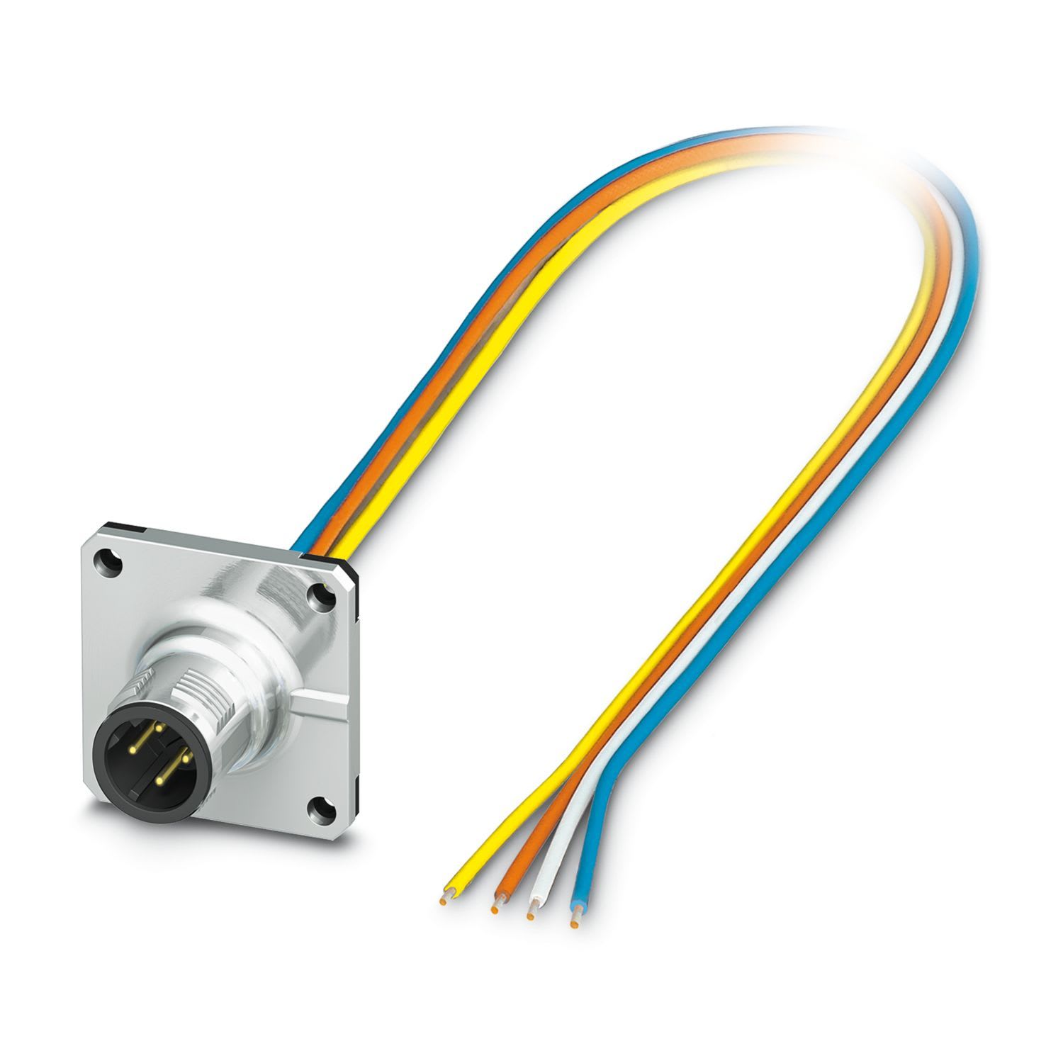 Phoenix Contact - Embases paroi avant - SACC-SQ-M12MSD-4CON-25F/0,5X