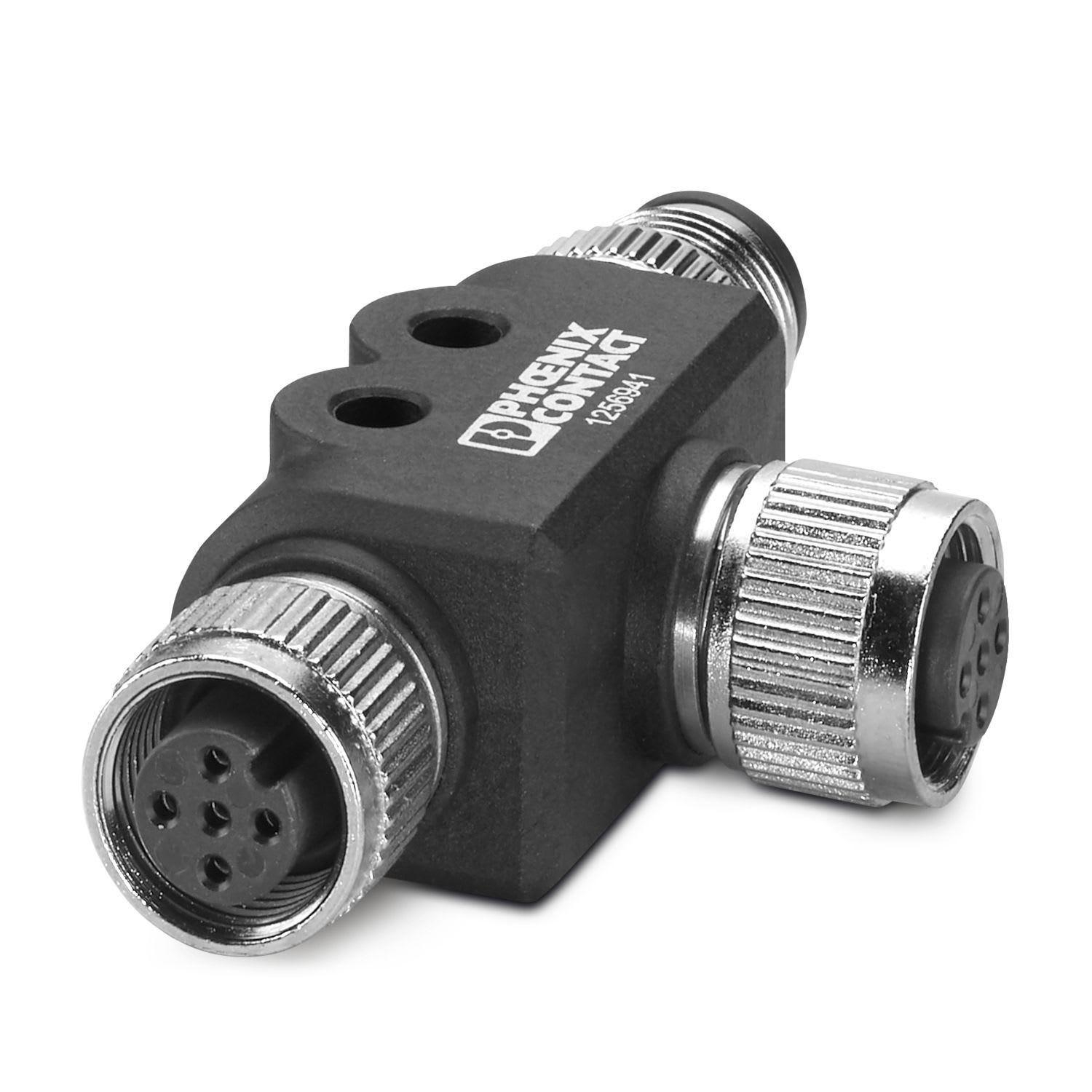 Phoenix Contact - Répart. en T, 5 pôles, CANopen, M12 femelle droit, M12 mâle & femelle droit, A