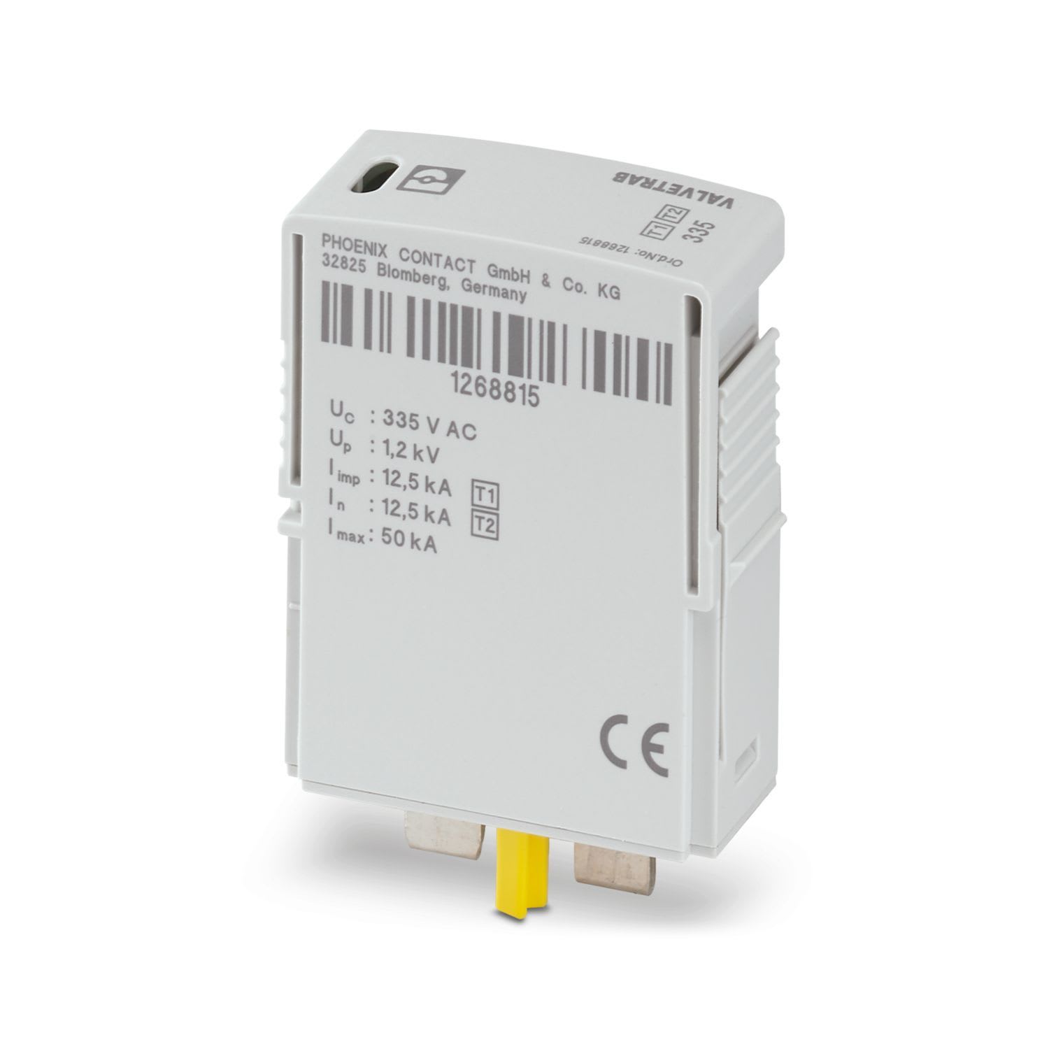 Phoenix Contact - Fiche parafoudre Type 1+2 - VAL-MS-T1/T2 335 P