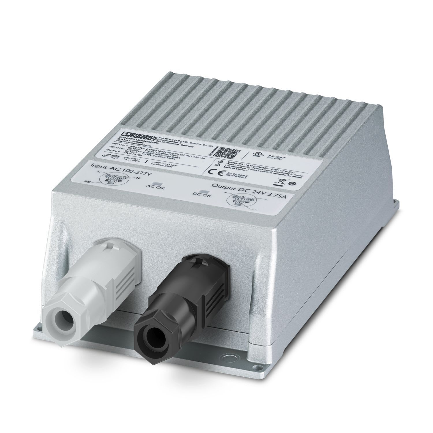 Phoenix Contact - Alimentation AC/DC 230VAC/24VDC-3,75A IP67 - Raccordement IPD
