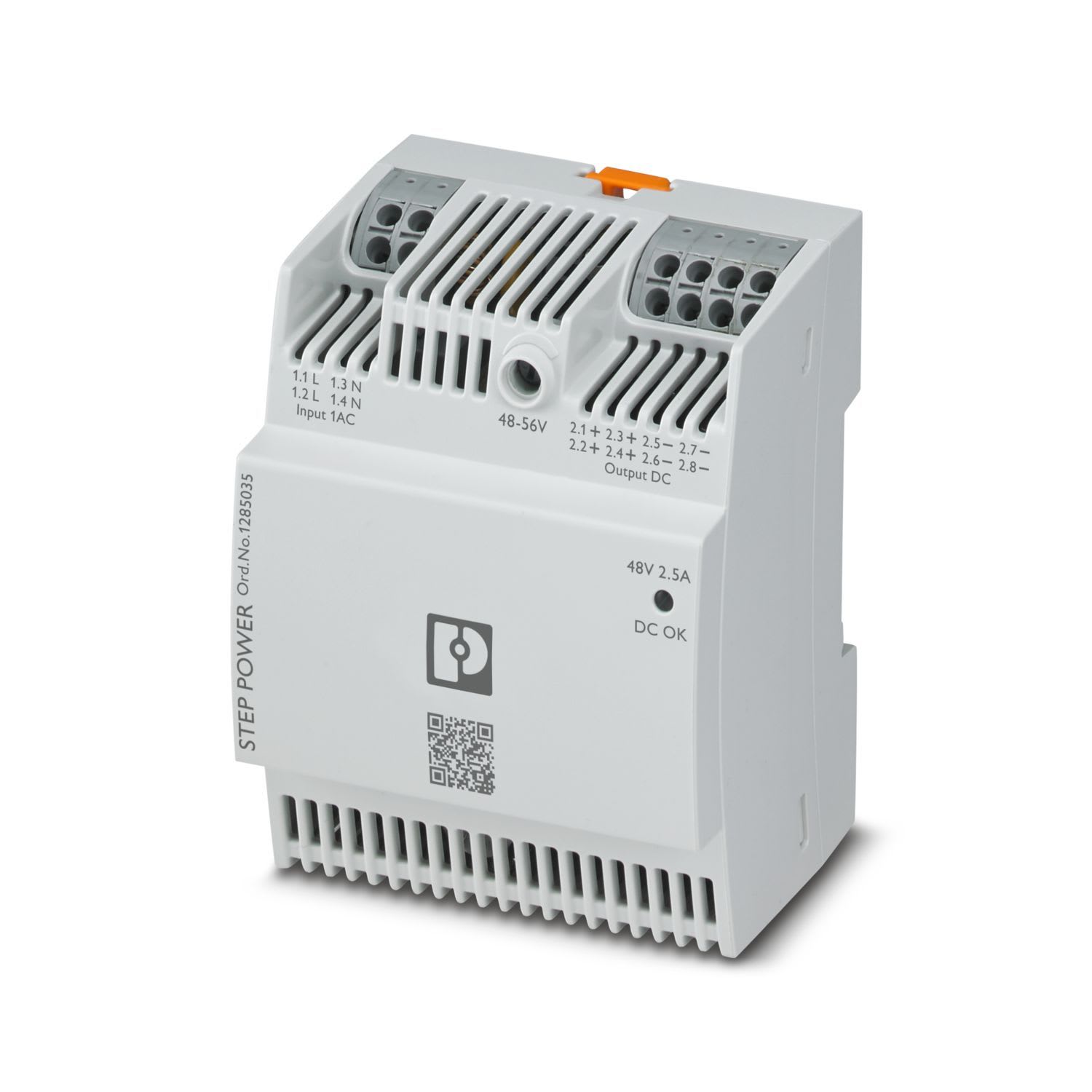 Phoenix Contact - STEP3-PS/1AC/48DC/2.5/PT - Alimentation modulaire Mono 230VAC/48VDC-2,5A
