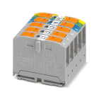 Phoenix Contact - PTVFIX 2,5-3L/N/GNYE - Bloc répartiteur PTFIX